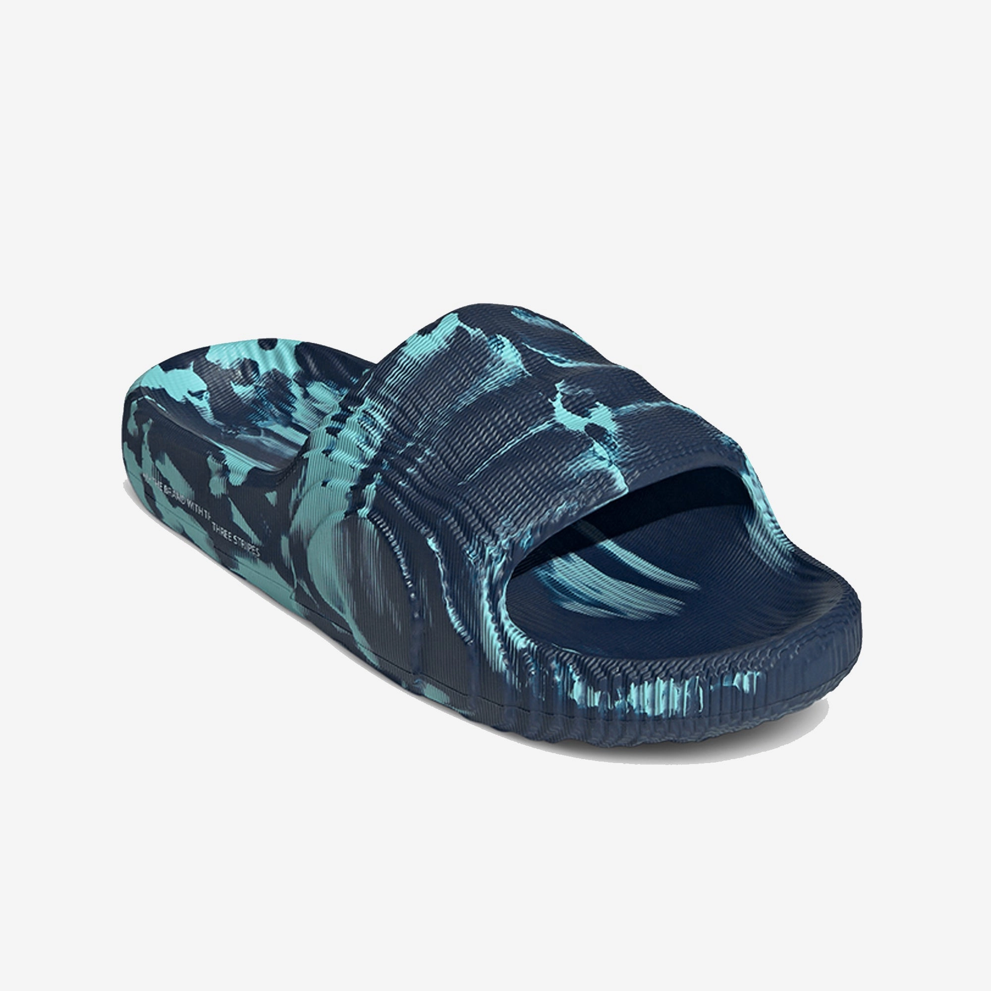 Adidas Originals | ADILETTE 22  { NIGHT INDIGO/EASY MINT/CLOUD WHITE