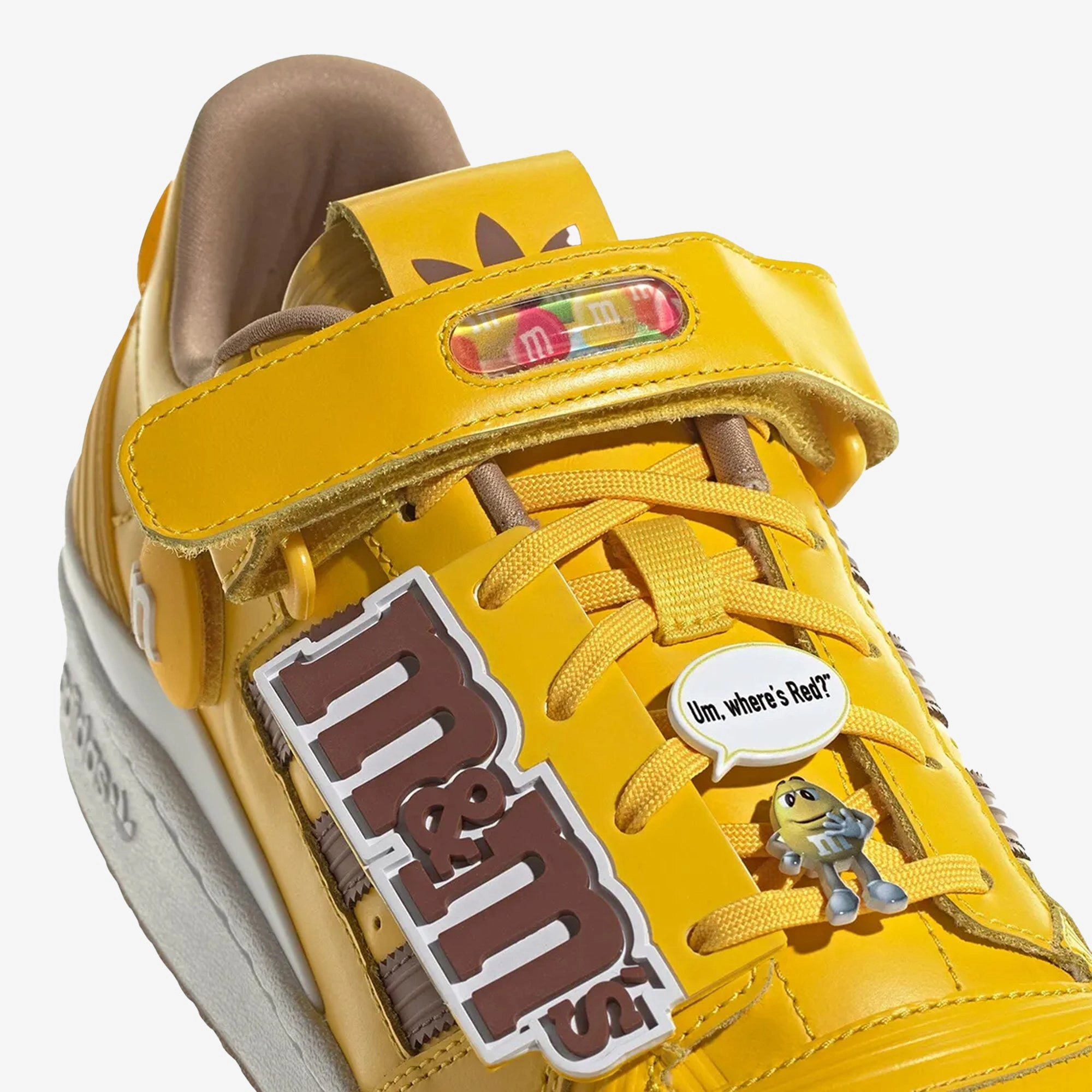 ADIDAS ORIGINALS | M&M'S X ADIDAS FORUM LOW 84 { YELLOW/WHITE
