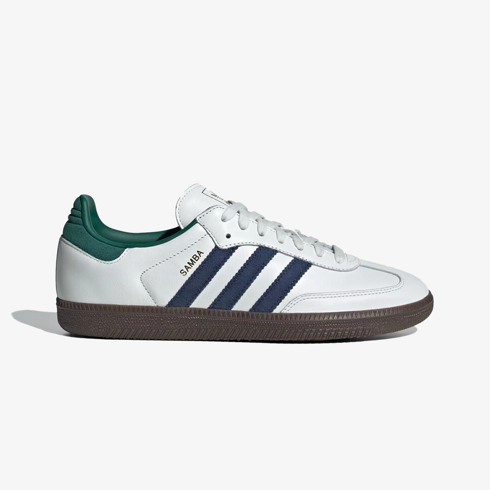 ADIDAS ORIGINALS | SAMBA OG { BLACK WHITE/COLLEGIATE GREEN