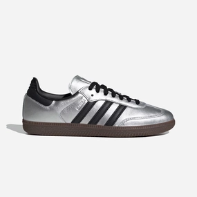 ADIDAS ORIGINALS | SAMBA OG { SILVER METALLIC/CORE BLACK