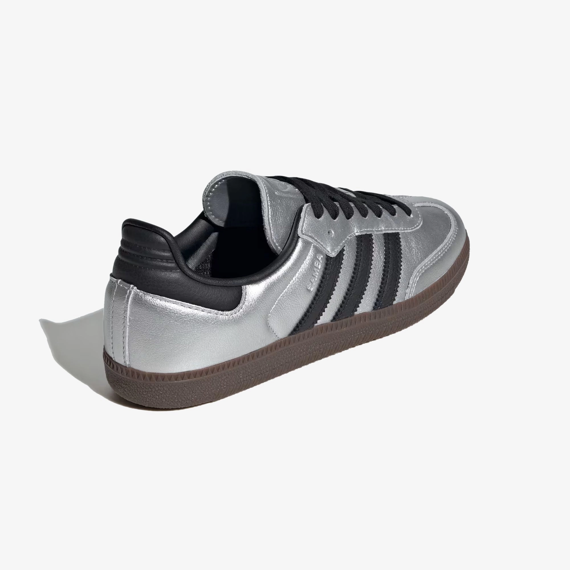ADIDAS ORIGINALS | SAMBA OG { SILVER METALLIC/CORE BLACK