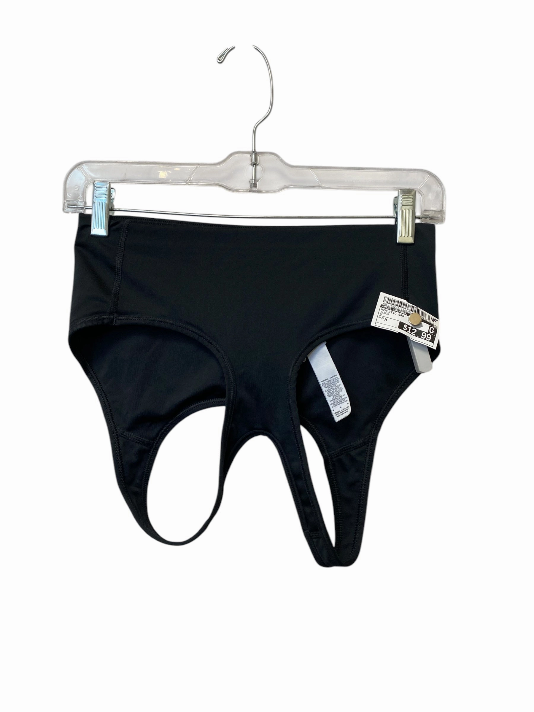 Athletic Bra By Nike Apparel In Black. Size: M
