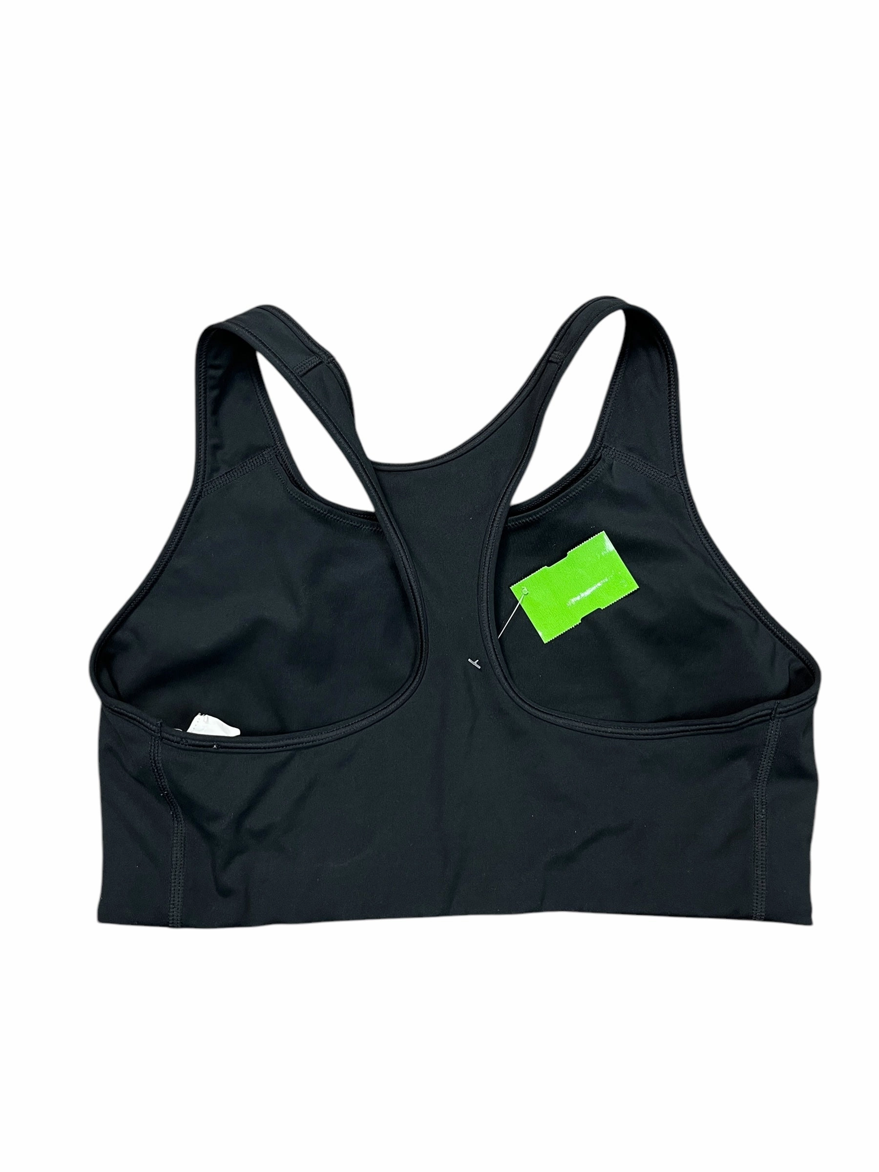 Athletic Bra By Nike Apparel In Black. Size:Xl
