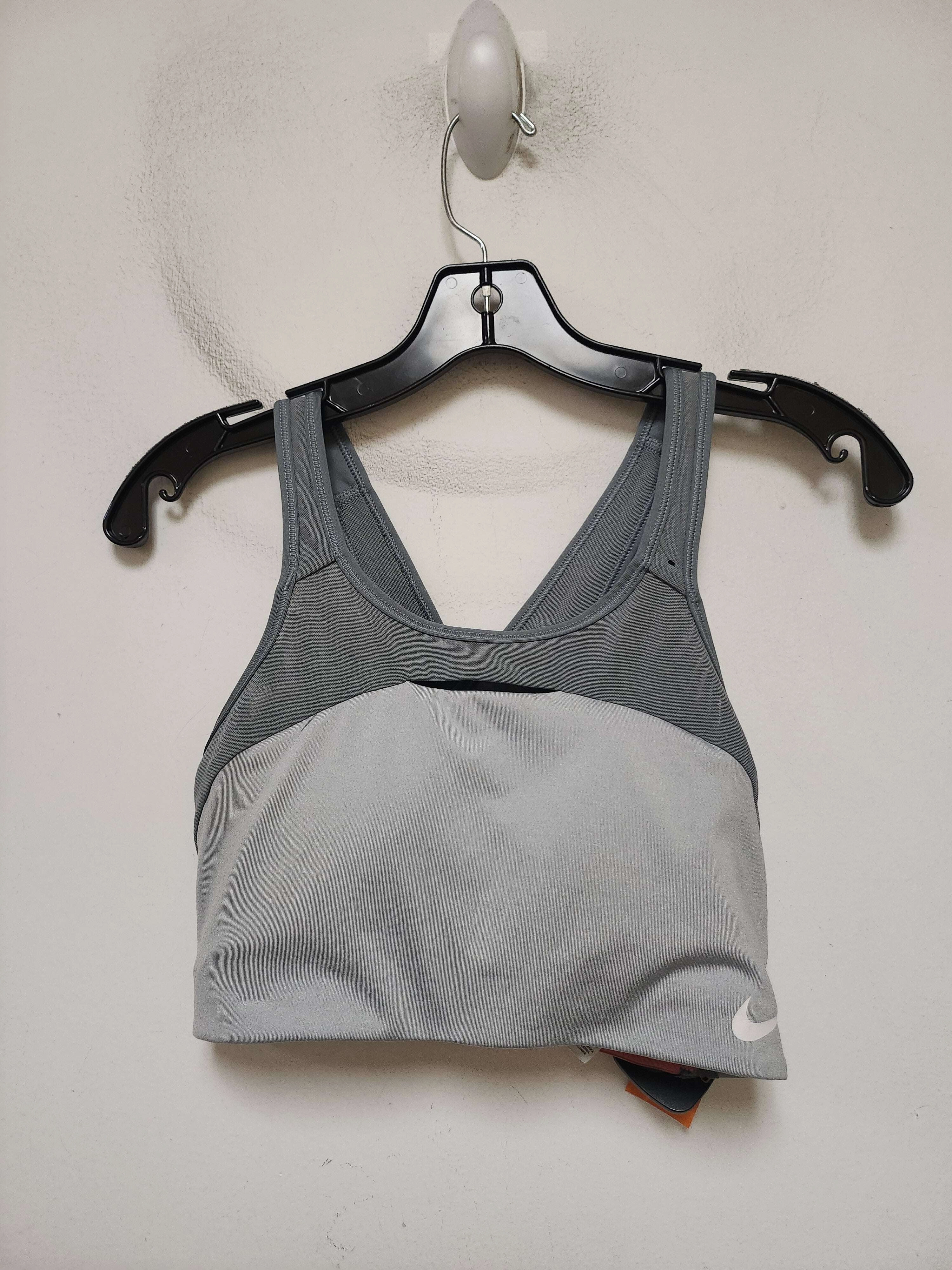 Athletic Bra By Nike Apparel In Grey, Size: M