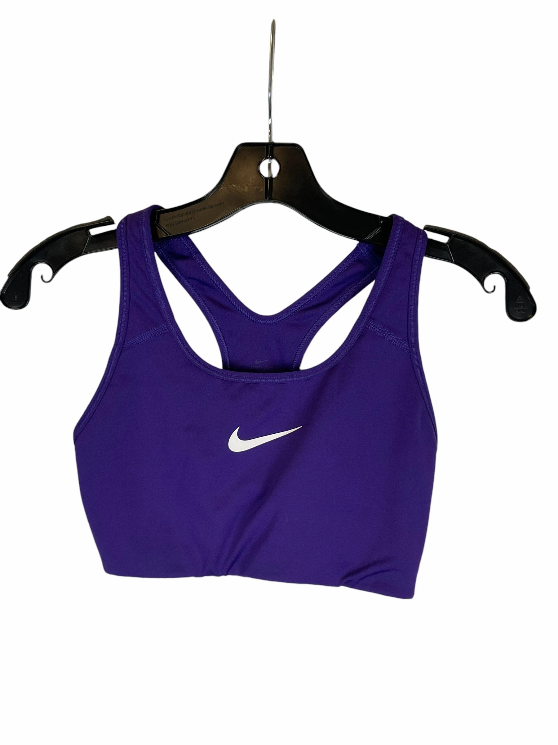 Athletic Bra By Nike Apparel In Purple. Size: S