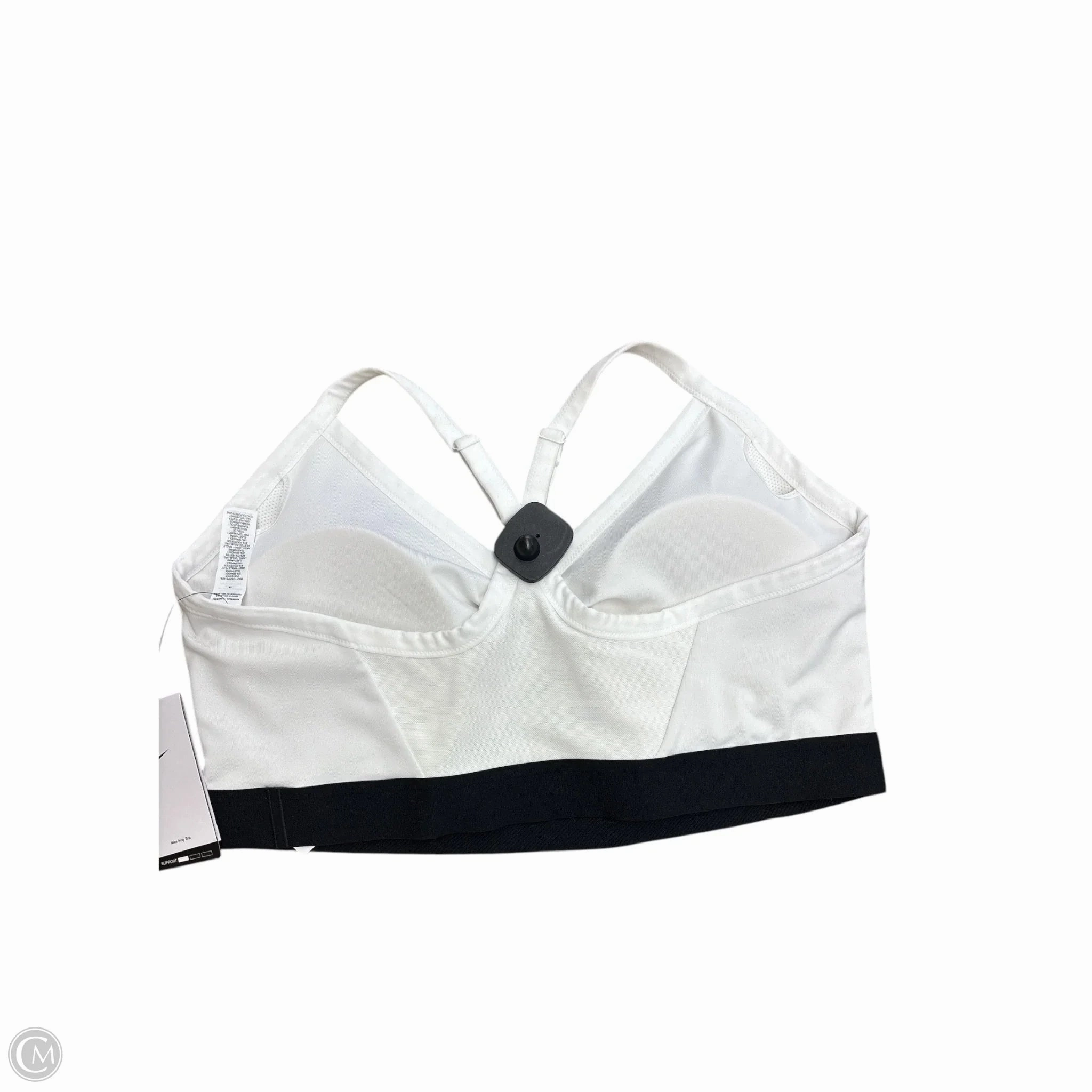 Athletic Bra By Nike Apparel In White, Size: 2x