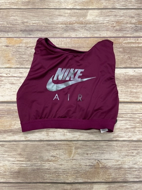 Athletic Bra By Nike In Purple, Size: S