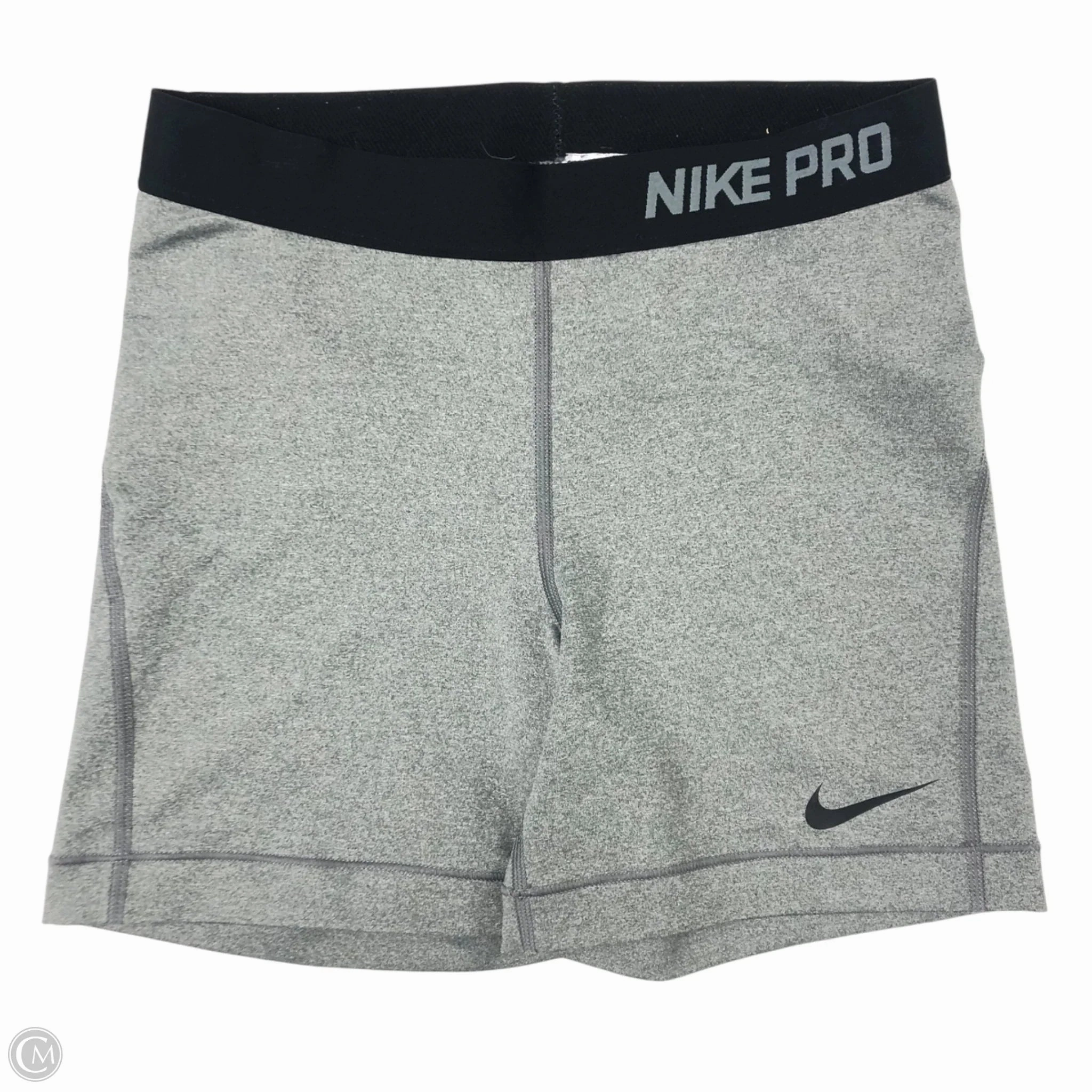 Athletic Shorts By Nike In Grey, Size: M