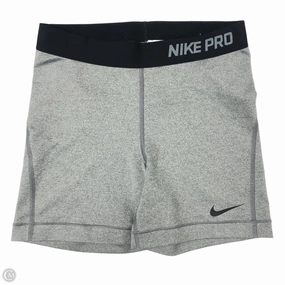 Athletic Shorts By Nike In Grey, Size: M