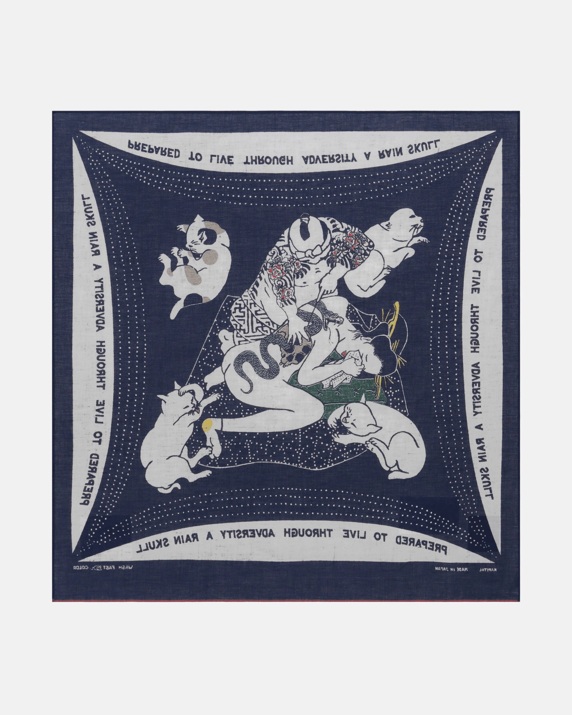 Color Bandana (Rainskull No Woman No Cry) Navy