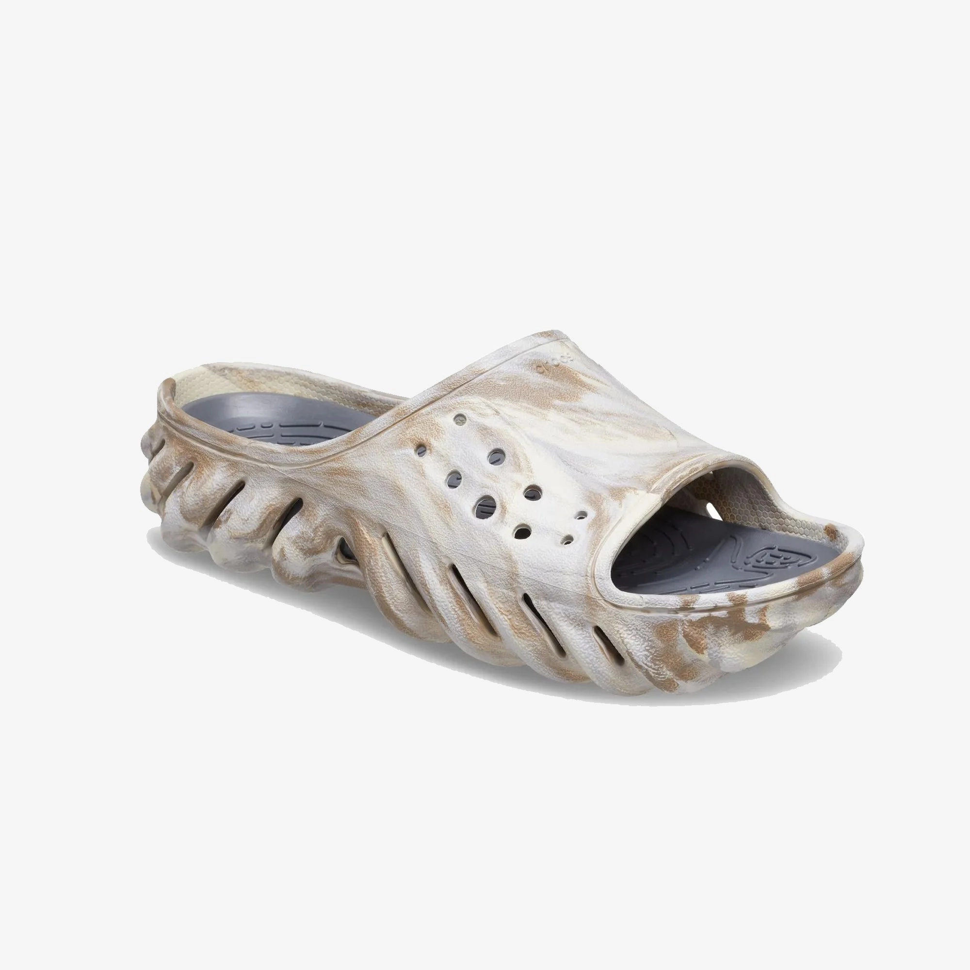 Crocs | ECHO MARBLED CLOG  { BONE/MULTI