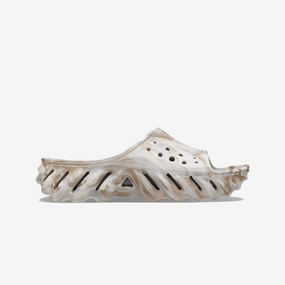 Crocs | ECHO MARBLED CLOG  { BONE/MULTI