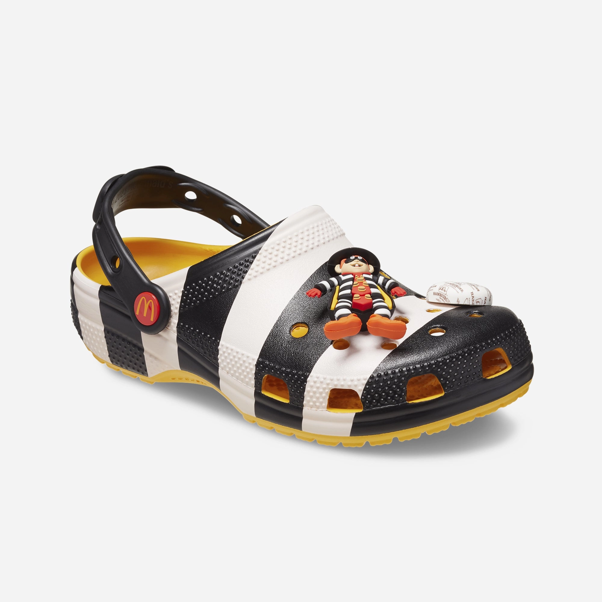 Crocs | McD x CROCS CLASSIC CLOG HAMBURGLAR  { BLACK/WHITE