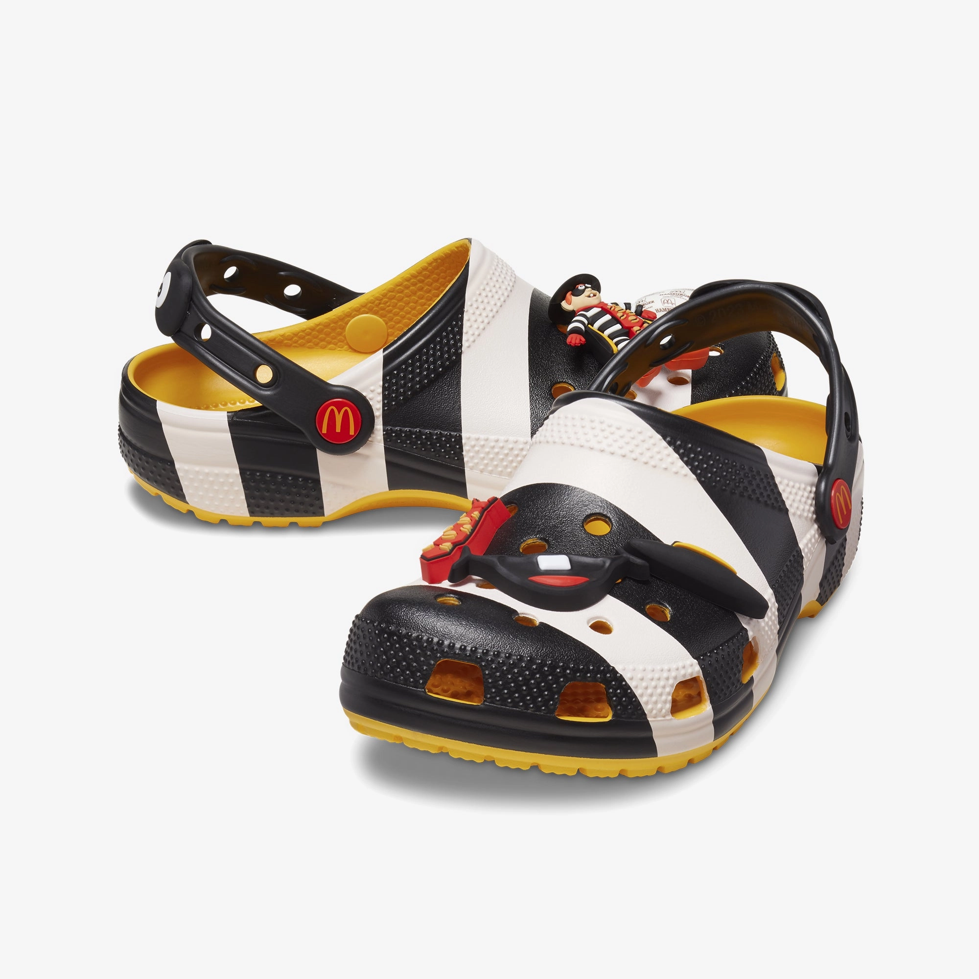 Crocs | McD x CROCS CLASSIC CLOG HAMBURGLAR  { BLACK/WHITE