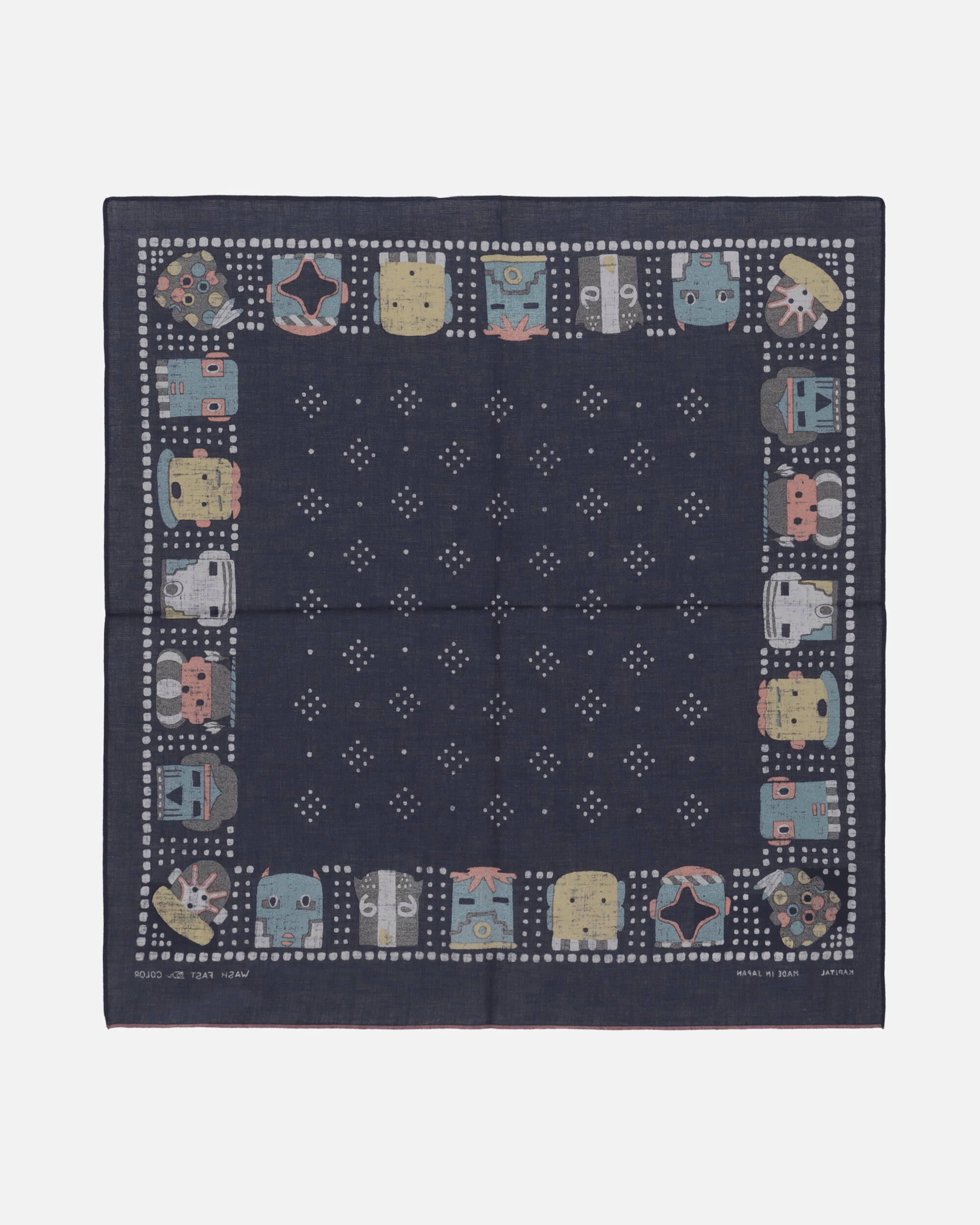 Fastcolor Selvedge Bandana (Kachina) Navy