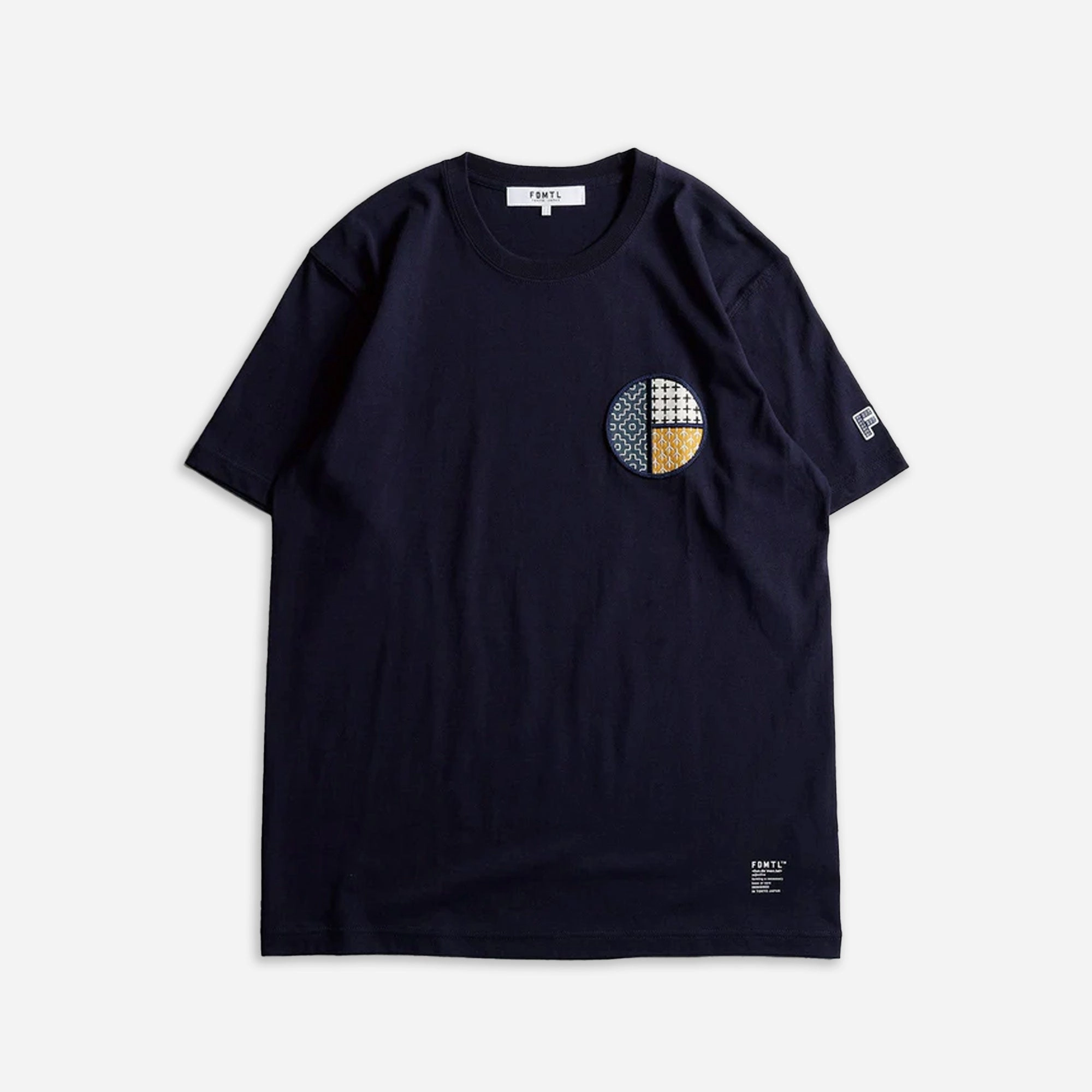 FDMTL | CIRCLE PATCH TEE  { BLUE