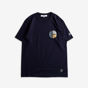 FDMTL | CIRCLE PATCH TEE  { BLUE