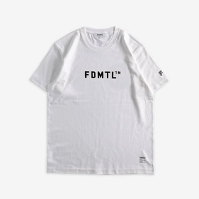 FDMTL | EMBROIDERY LOGO TEE  { WHITE
