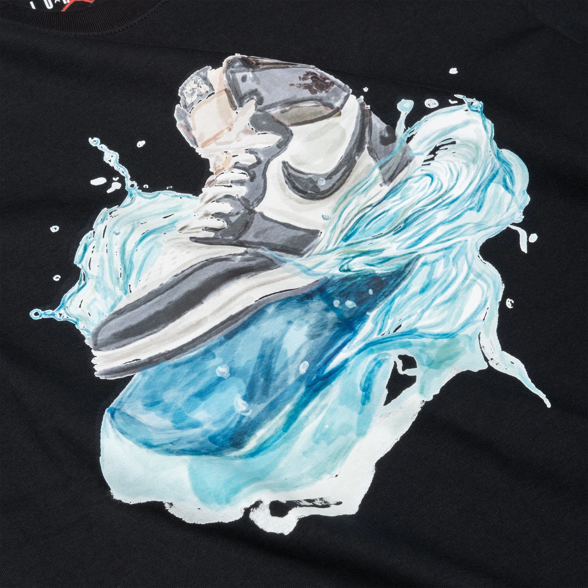 FLIGHT ESSENTIALS AJ1 S/S T-SHIRT BLACK