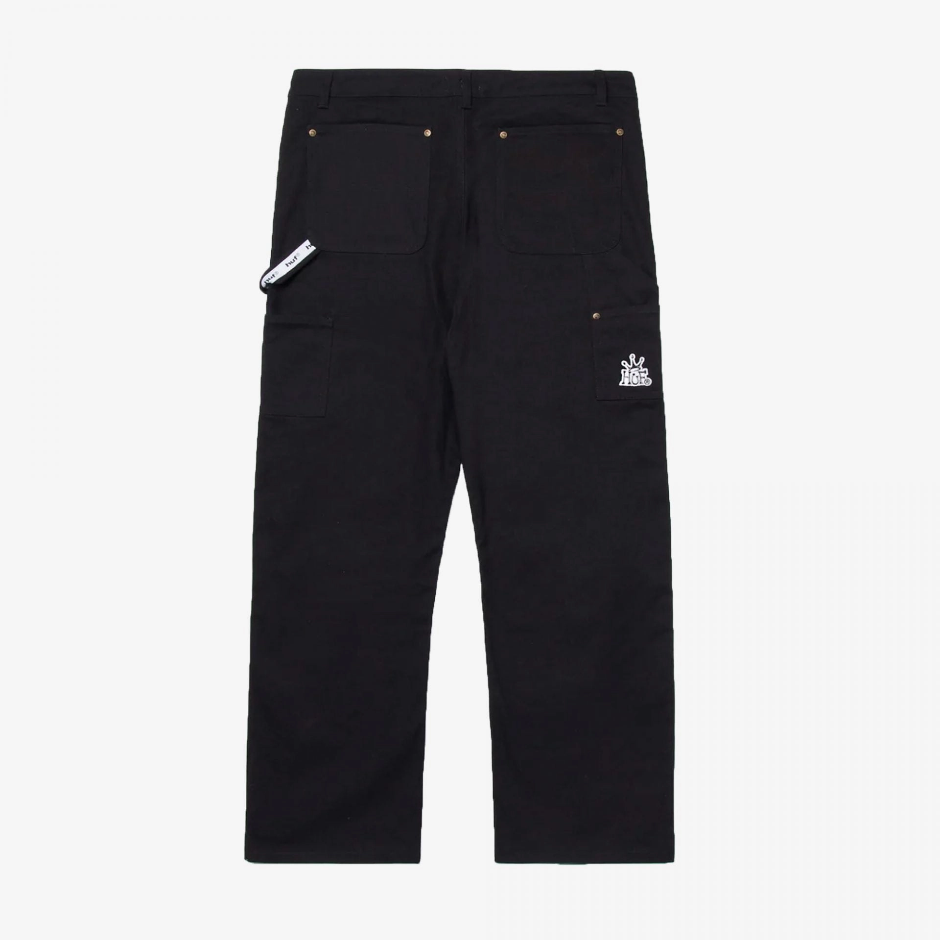 HUF | GILMAN DOUBLE KNEE PANT  { BLACK