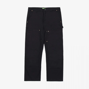 HUF | GILMAN DOUBLE KNEE PANT  { BLACK