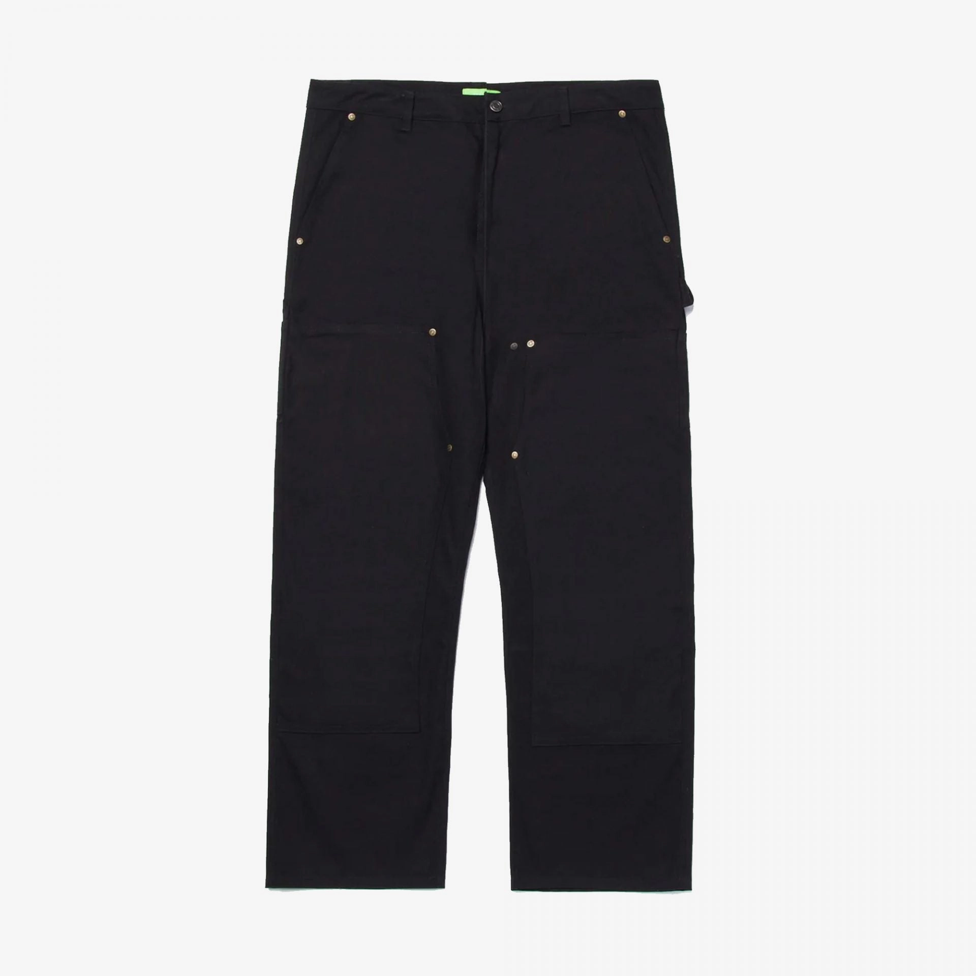 HUF | GILMAN DOUBLE KNEE PANT  { BLACK