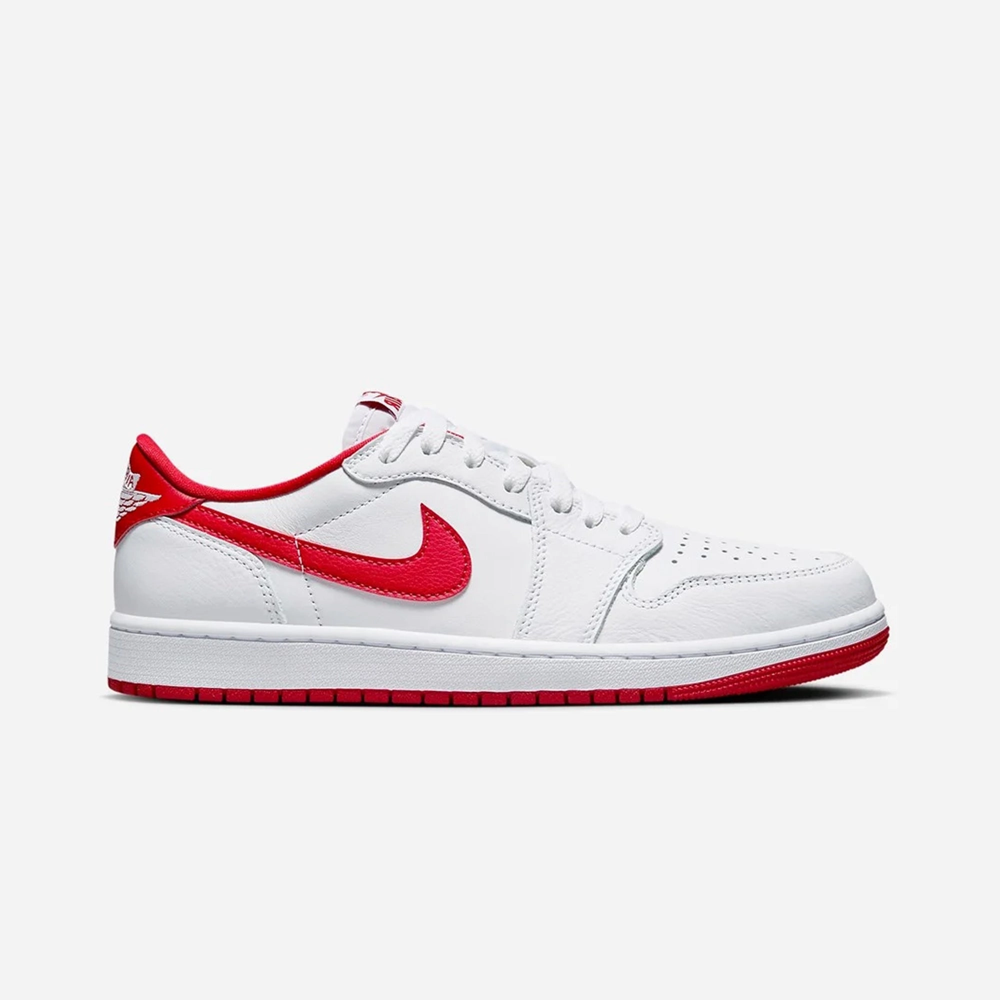 Jordan | AIR JORDAN 1 LOW OG  { WHITE/RED