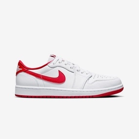 Jordan | AIR JORDAN 1 LOW OG  { WHITE/RED