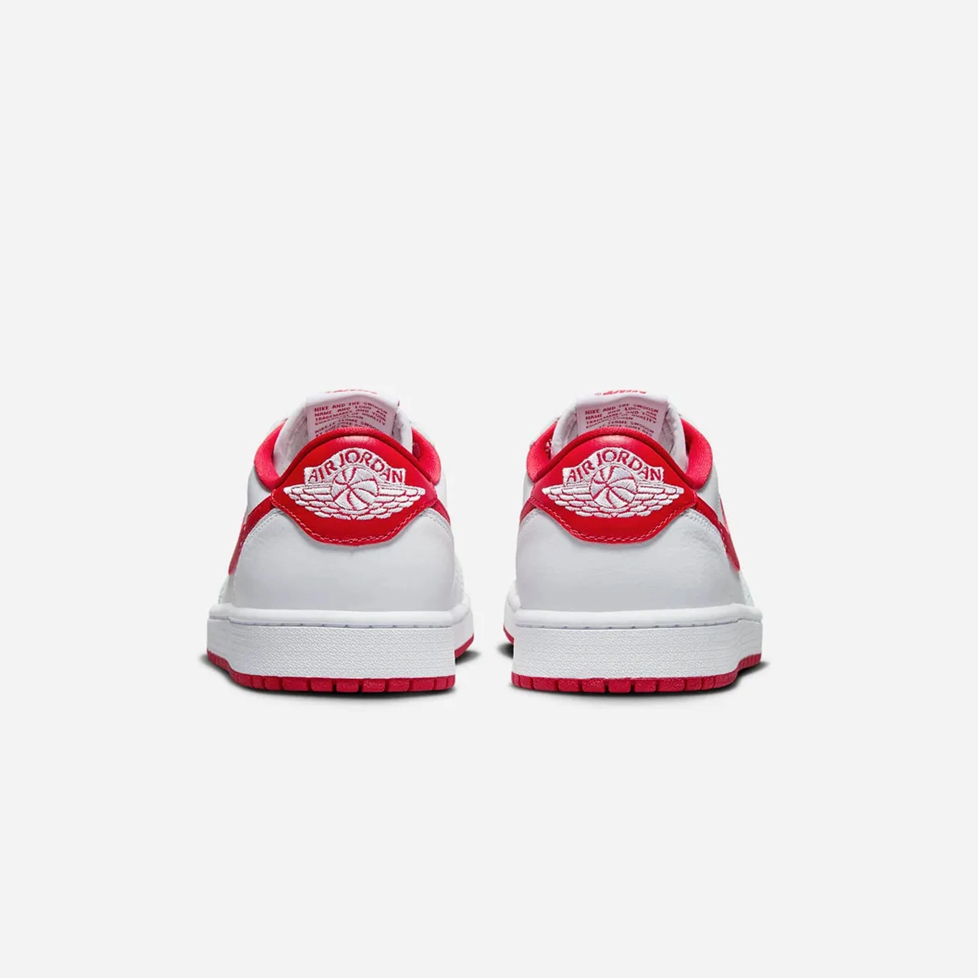 Jordan | AIR JORDAN 1 LOW OG  { WHITE/RED