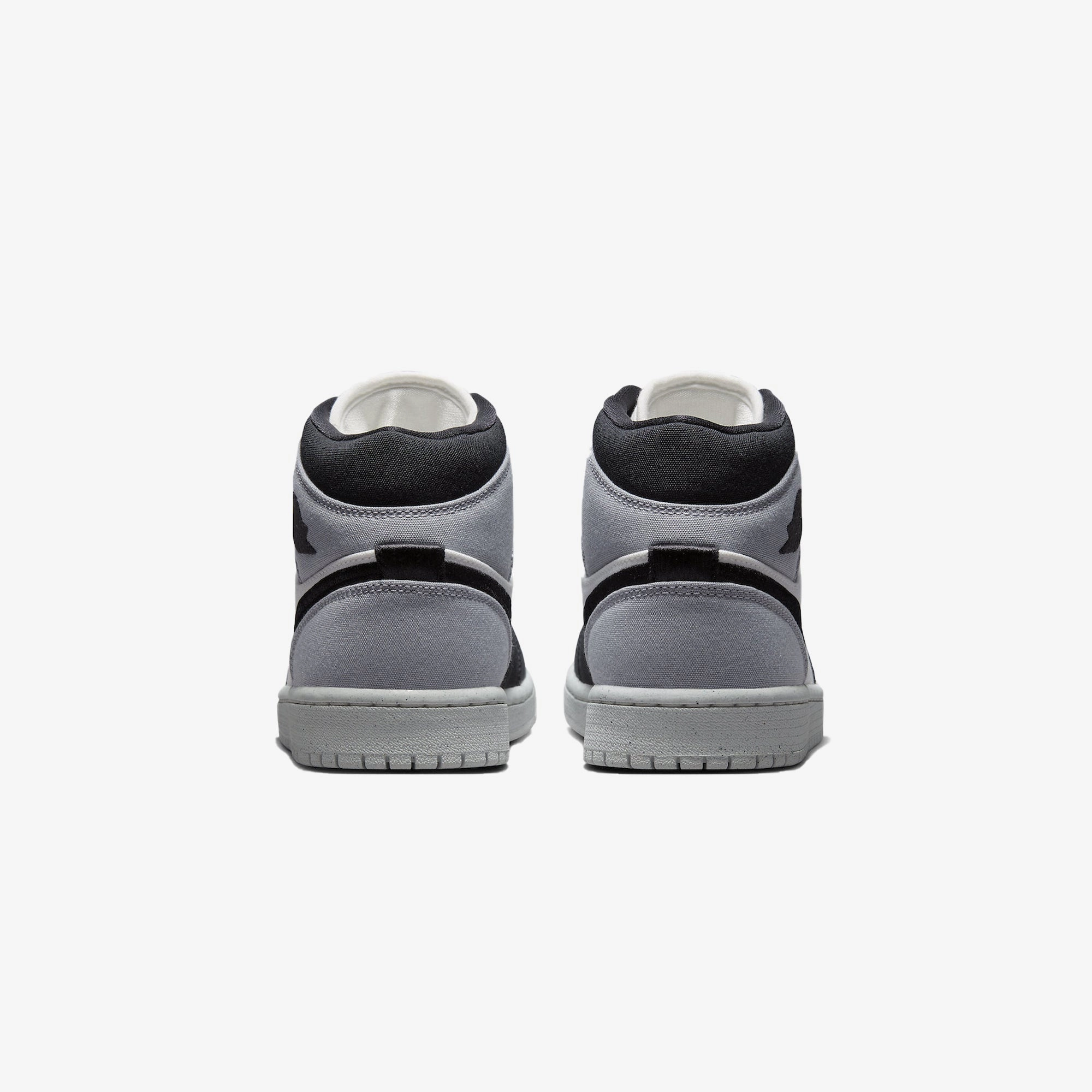 Jordan | AIR JORDAN 1 MID SE  { SAIL/BLACK-LT STEEL GREY