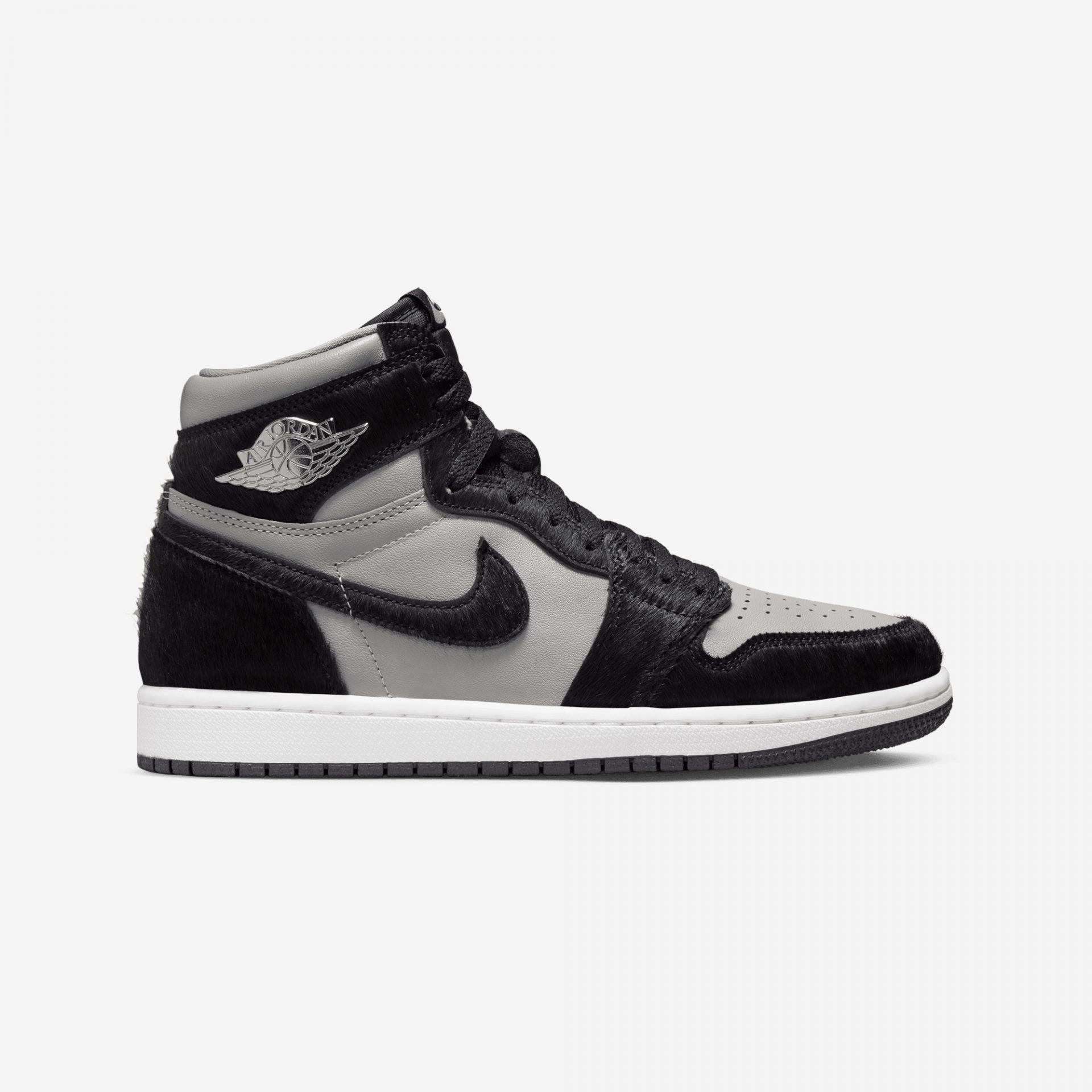Jordan | AIR JORDAN 1 RETRO HIGH  { MEDIUM GREY/BLACK-WHITE