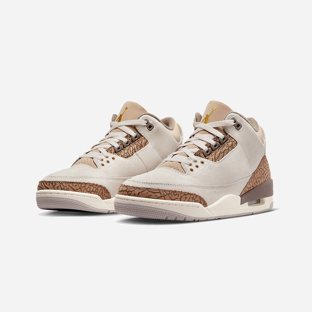Jordan | AIR JORDAN 3 RETRO  { LT OREWOOD BRN/METALLIC GOLD