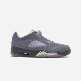 Jordan | AIR JORDAN 5 RETRO LOW  { INDIGO HAZE/FIRE RED-METALLIC SILVER