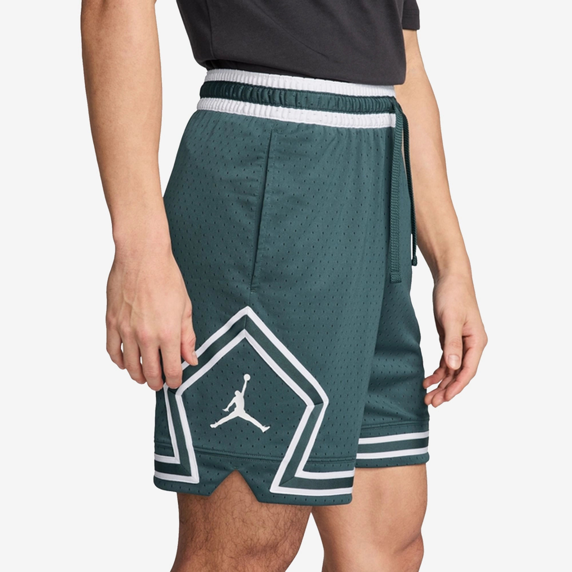 JORDAN | DRI-FIT SPORT DIAMOND SHORTS { OXIDIZED GREEN/WHITE/WHITE