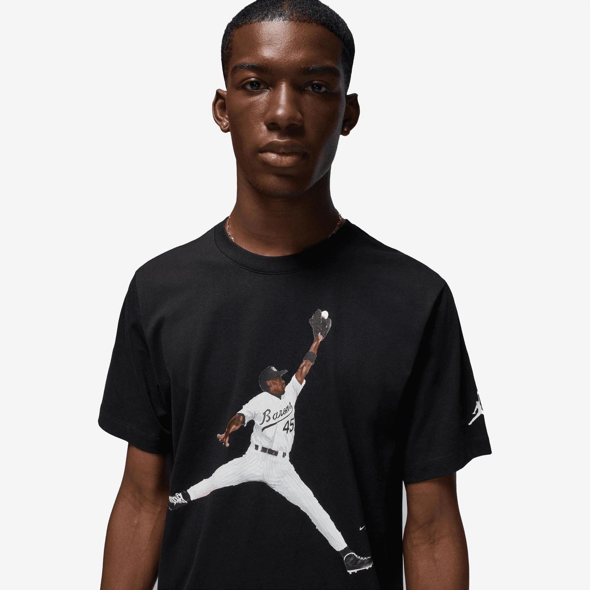 Jordan | FLIGHT MVP T-SHIRT  { BLACK/WHITE/WHITE