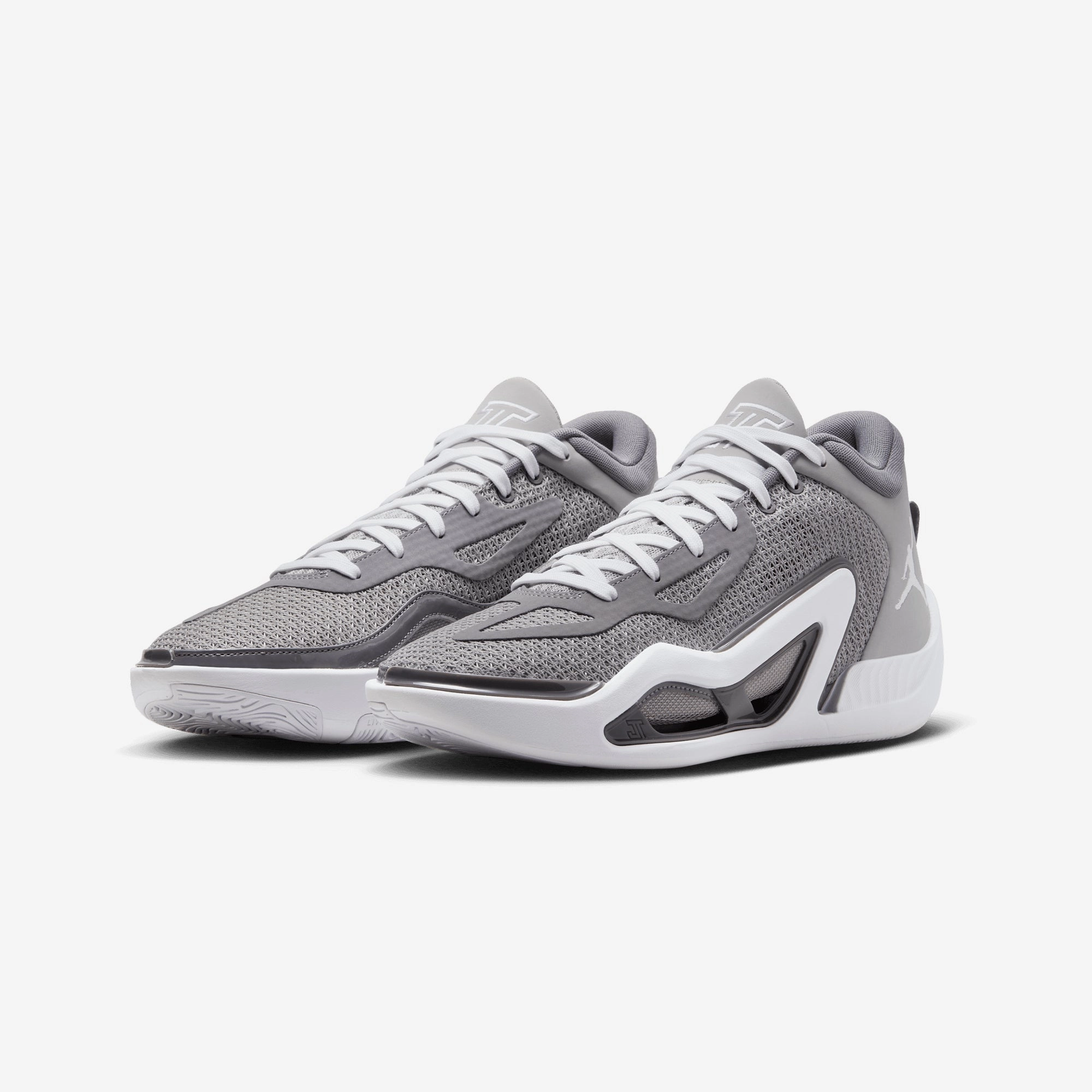Jordan | TATUM 1 HOME TEAM PF  { MEDIUM GREY/WHITE-GUNSMOKE