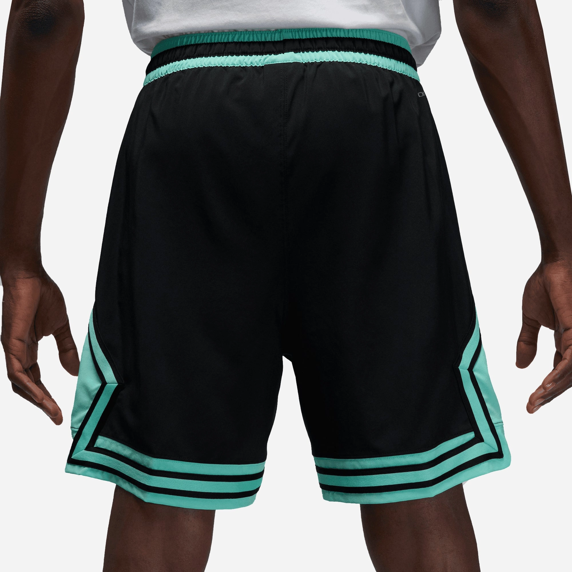 Jordan | WOVEN DIAMOND SHORTS  { BLACK/TROPICAL TWIST/BLACK