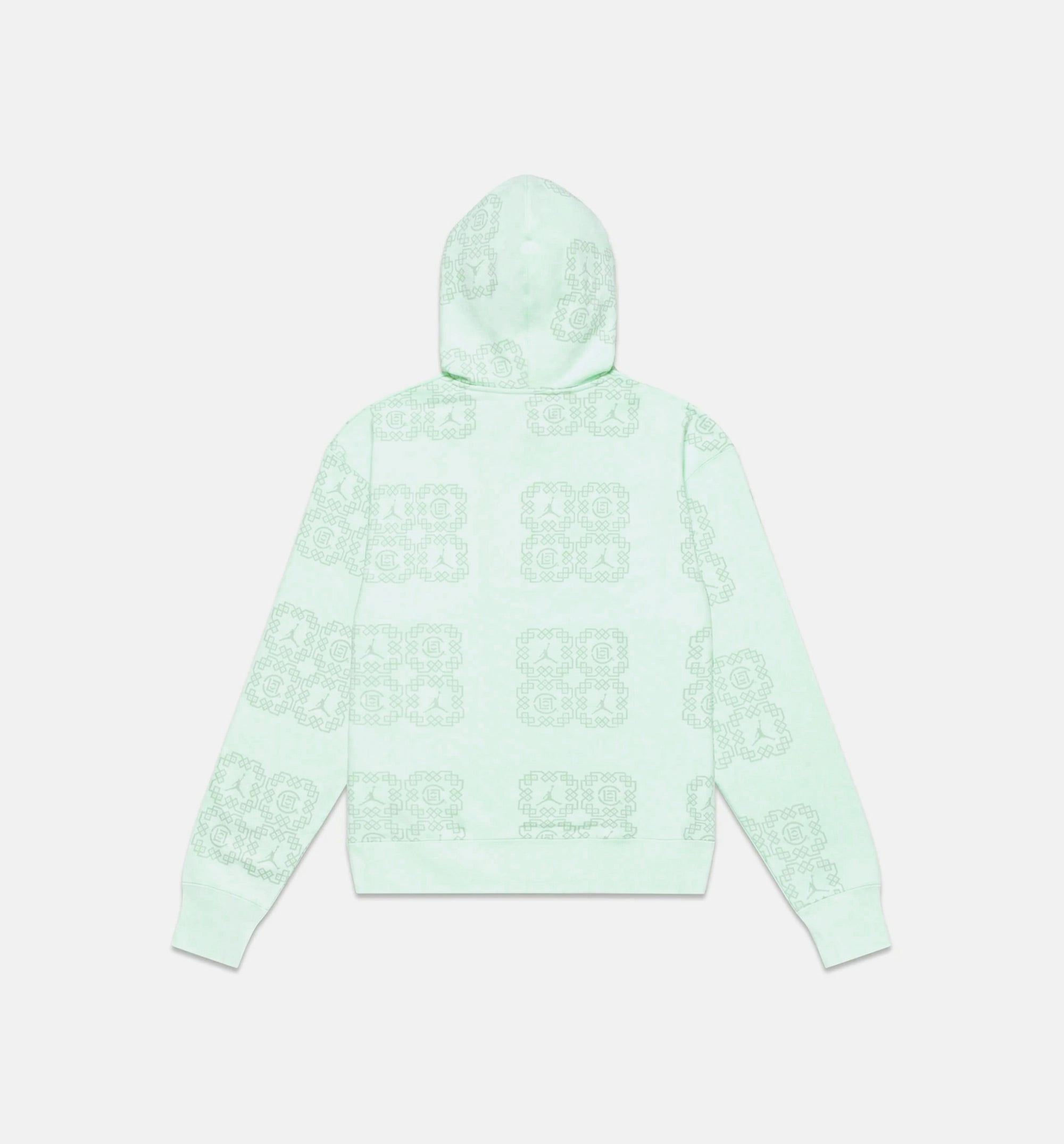 Jordan x CLOT AOP Fleece Hoodie Mens Hoodie - Green