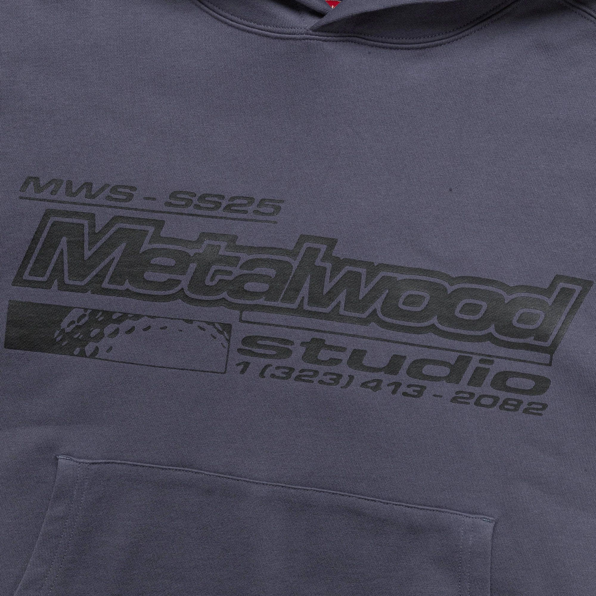 La Brea Shop Hooded Sweatshirt - Gunmetal