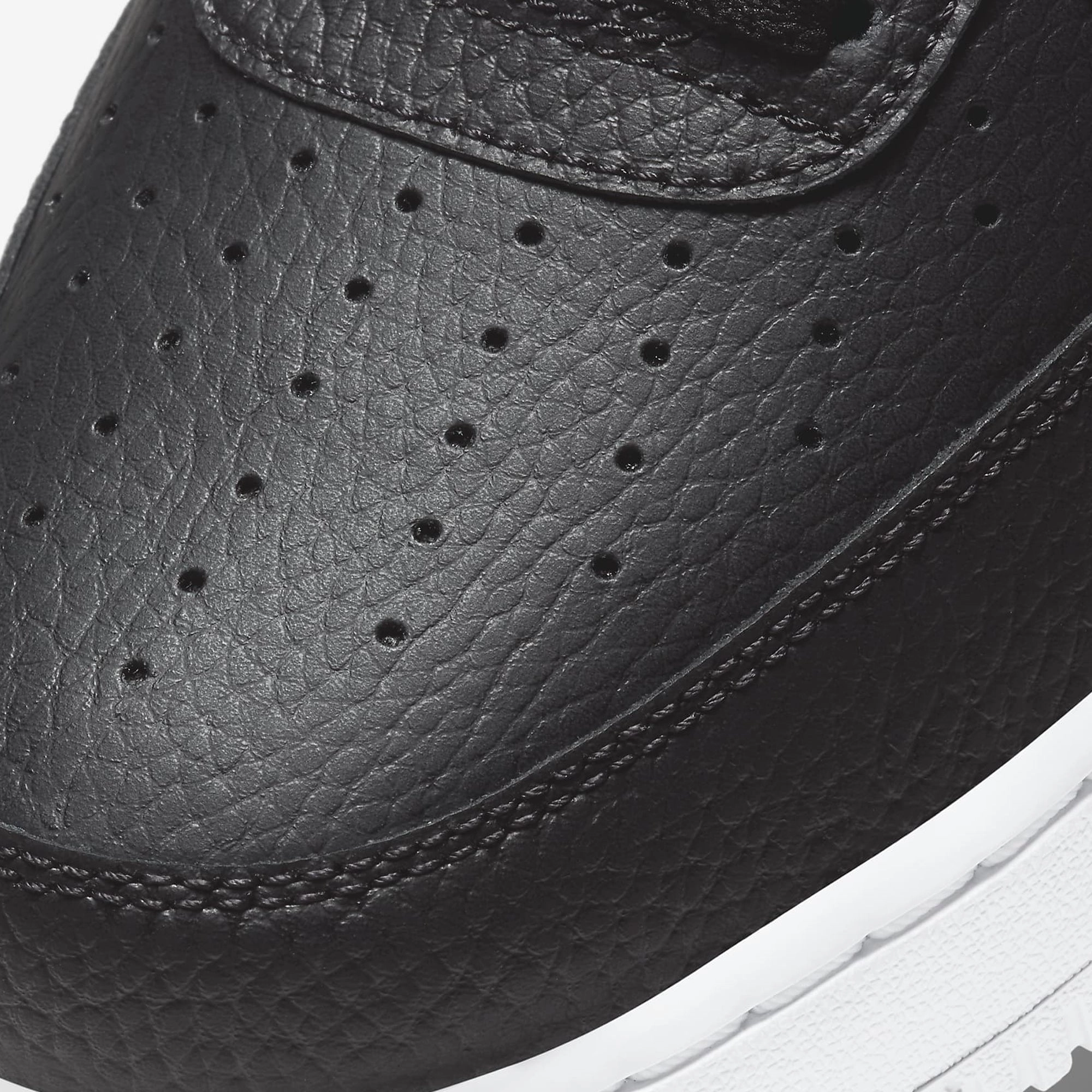 Nike | AIR FORCE 1 '07 { BLACK/WHITE