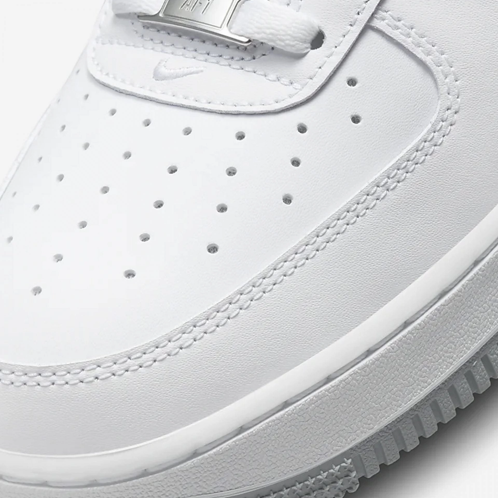 Nike | AIR FORCE 1 '07 { WHITE/WOLF GREY-WHITE