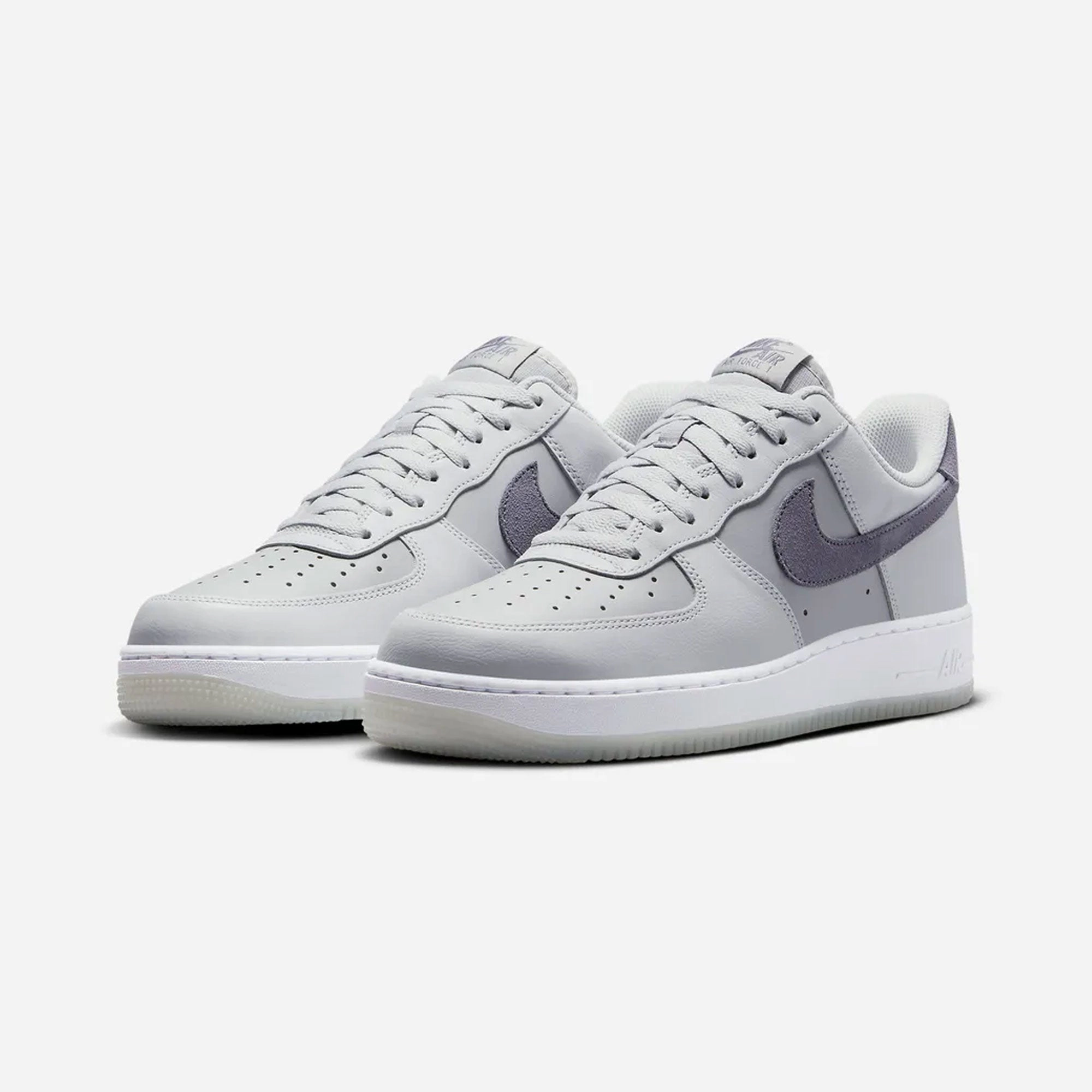 NIKE | AIR FORCE 1 '07 LV8 { PURE PLATINUM/LIGHT CARBON-WOLF GREY
