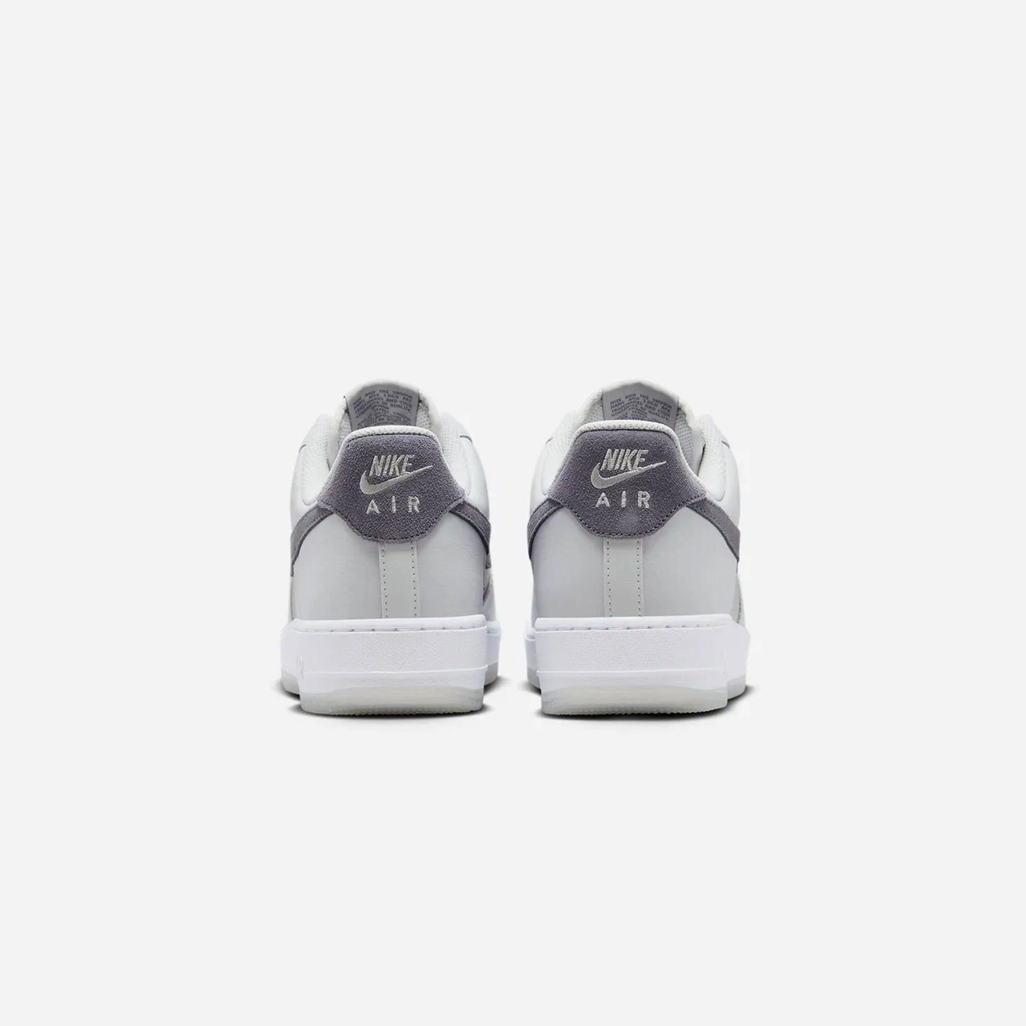 NIKE | AIR FORCE 1 '07 LV8 { PURE PLATINUM/LIGHT CARBON-WOLF GREY