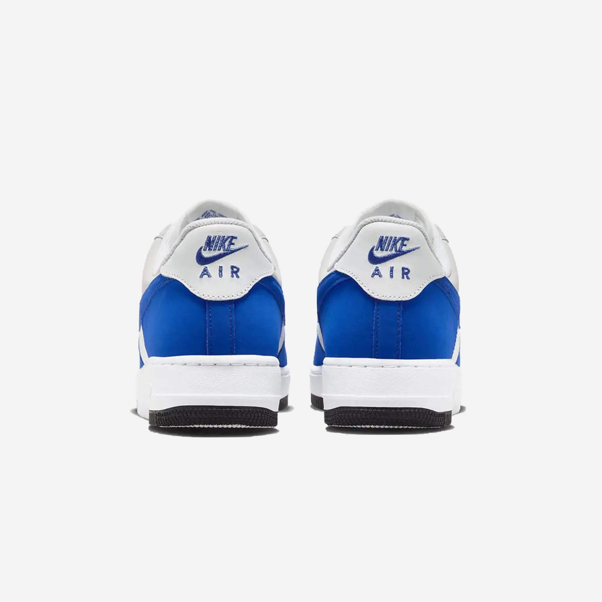 Nike | AIR FORCE 1 '07 LV8 { SUMMIT WHITE/GAME ROYAL-NEUTRAL GREY