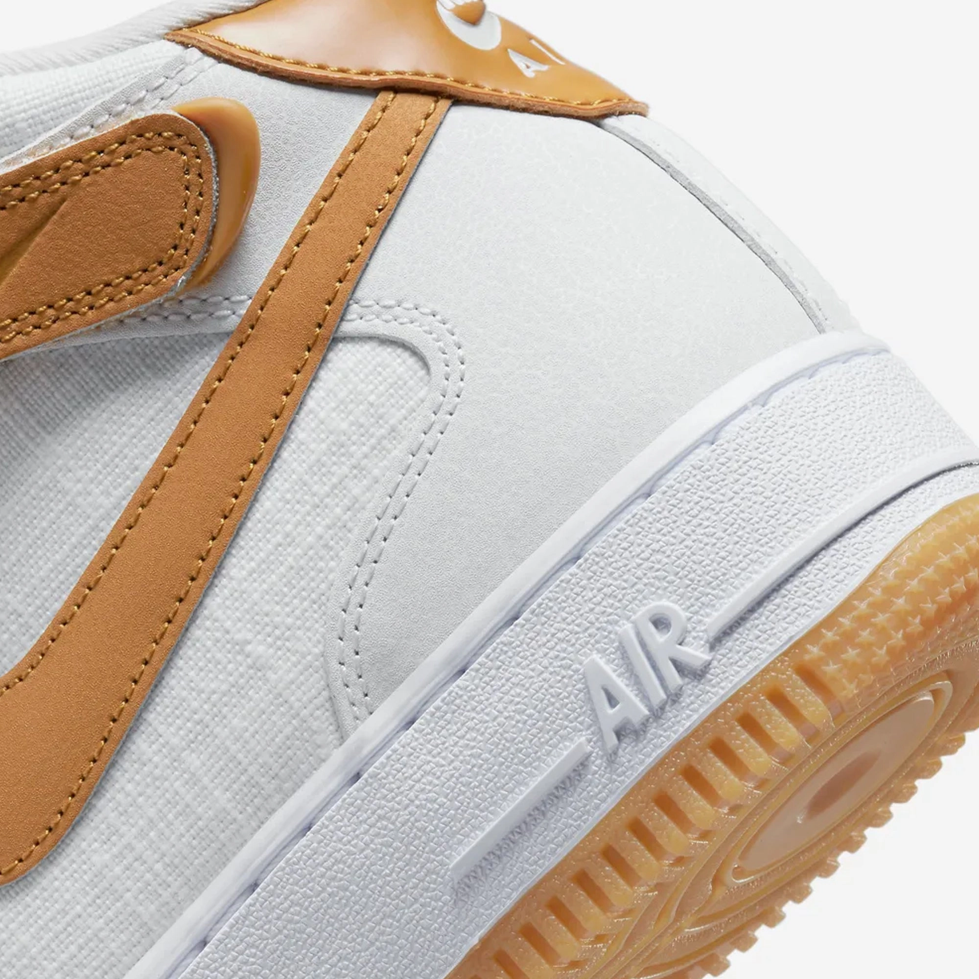Nike | AIR FORCE 1 '07 MID { SUMMIT WHITE/DESERT OCHRE-SUMMIT WHITE
