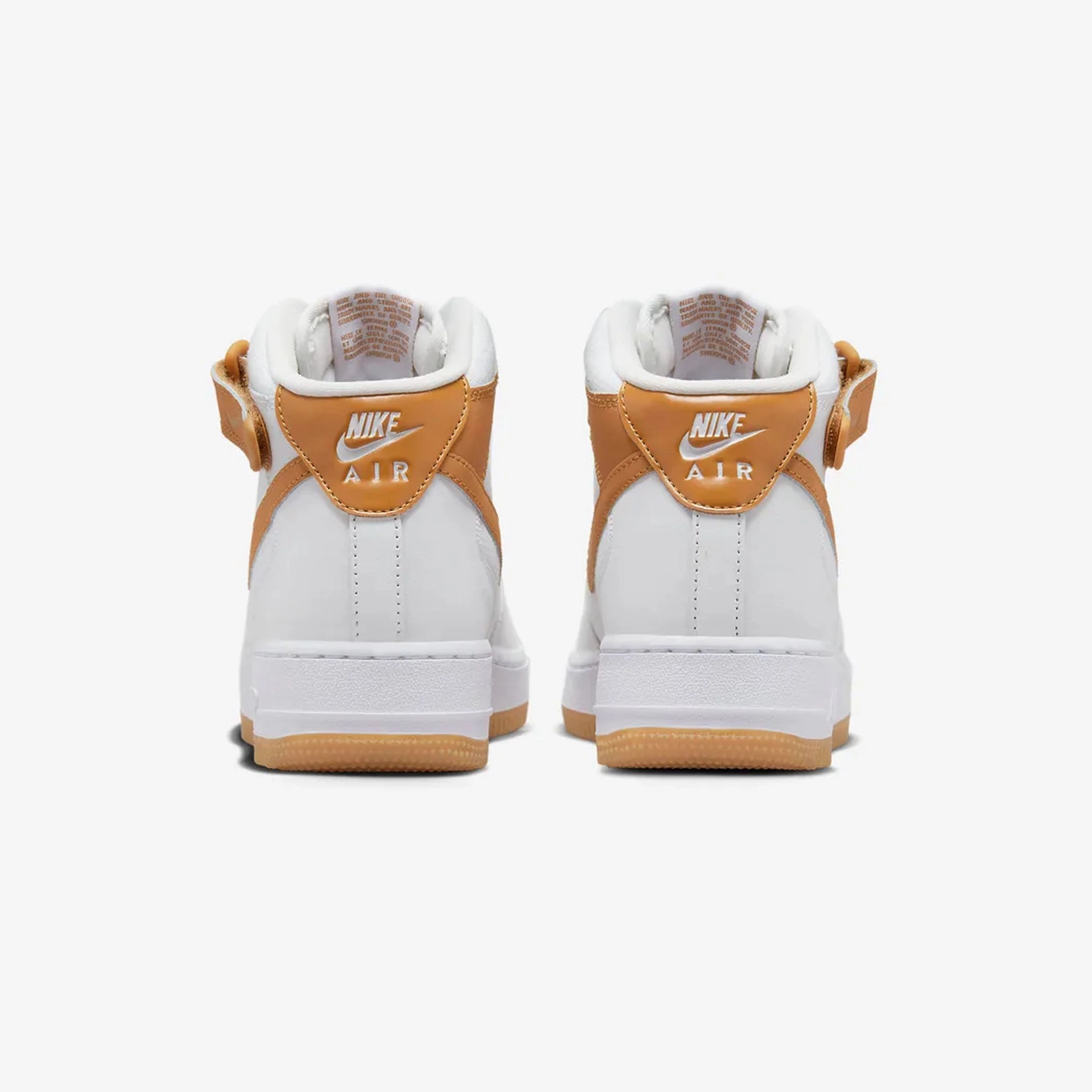 Nike | AIR FORCE 1 '07 MID { SUMMIT WHITE/DESERT OCHRE-SUMMIT WHITE