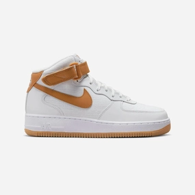 Nike | AIR FORCE 1 '07 MID { SUMMIT WHITE/DESERT OCHRE-SUMMIT WHITE