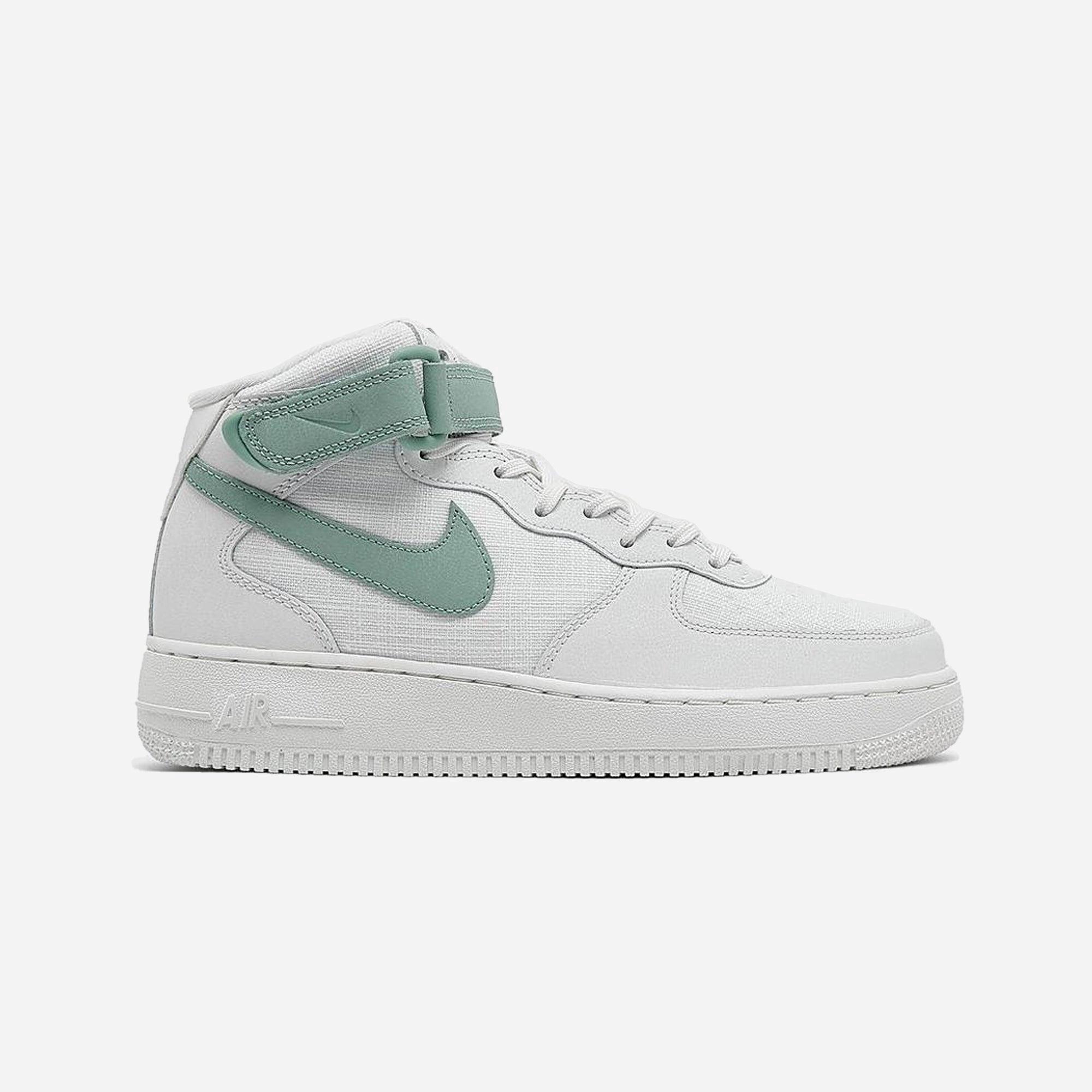 Nike | AIR FORCE 1 '07 MID { SUMMIT WHITE/MINERAL-SAIL