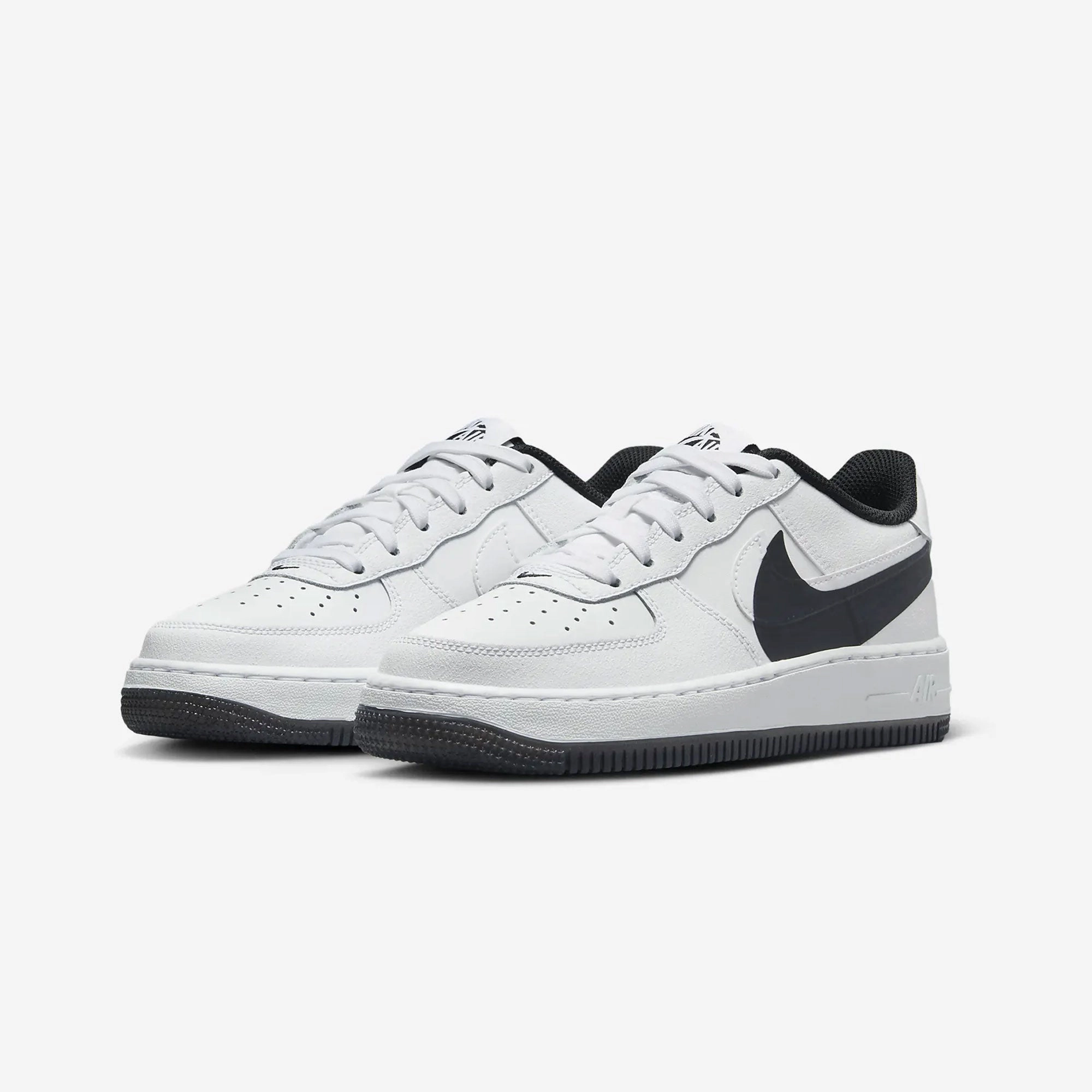 Nike | AIR FORCE 1 'LV8 4 (GS) { WHITE/WHITE-BLACK