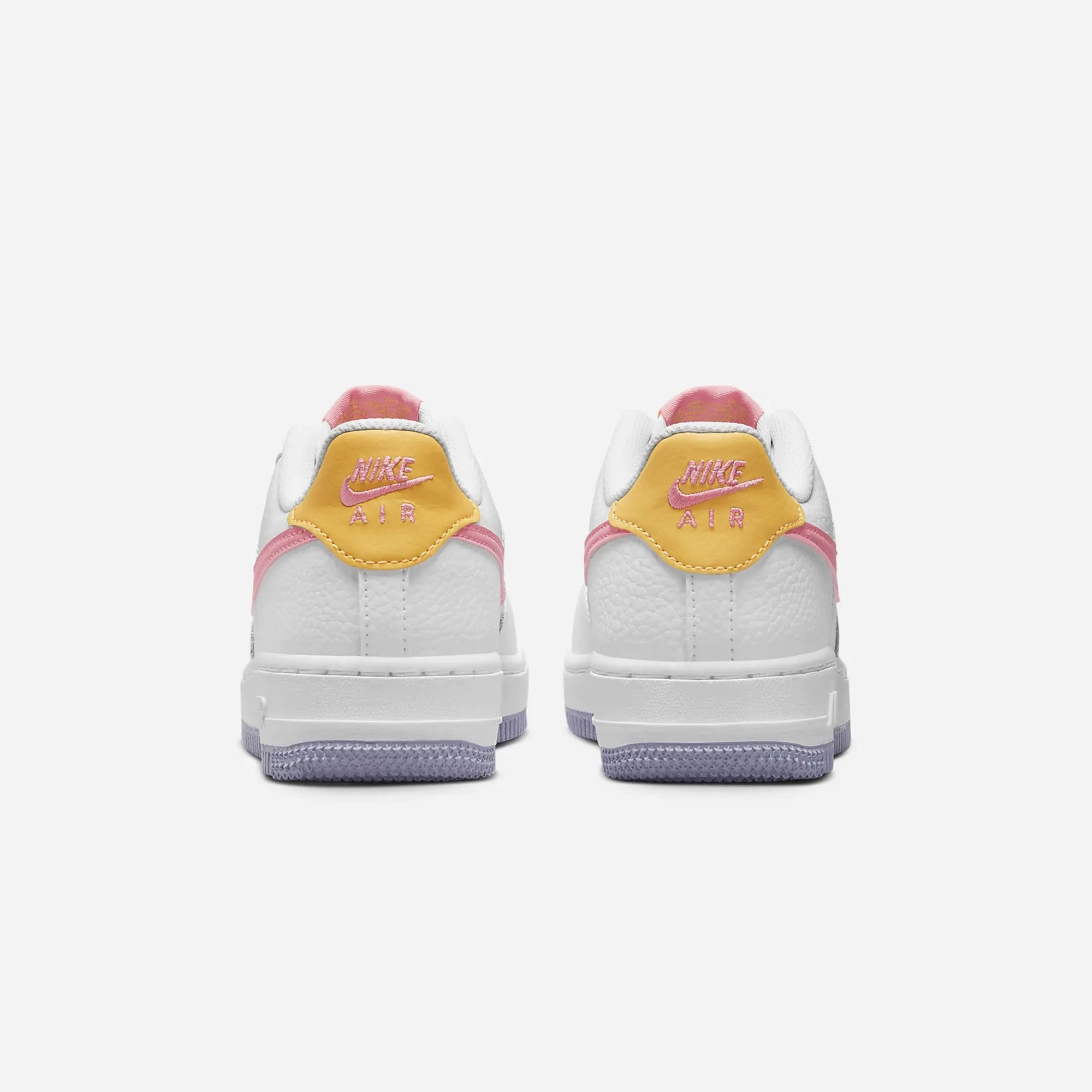 Nike | AIR FORCE 1  { WHITE/CORAL CHALK-LASER ORANGE